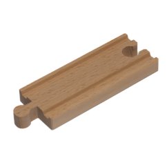 Dřevěná kolejnice rovná 11 cm