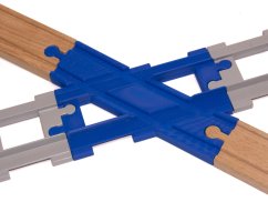 Adaptér Křižovatka X45 dřevěná dráha/Duplo koleje