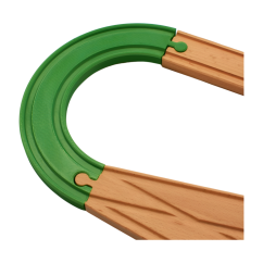 Kolejnice oblouková 180°