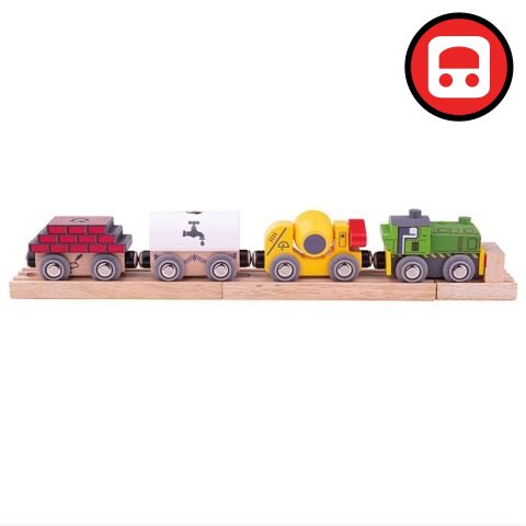 Bigjigs Rail Dřevěný stavební vlak