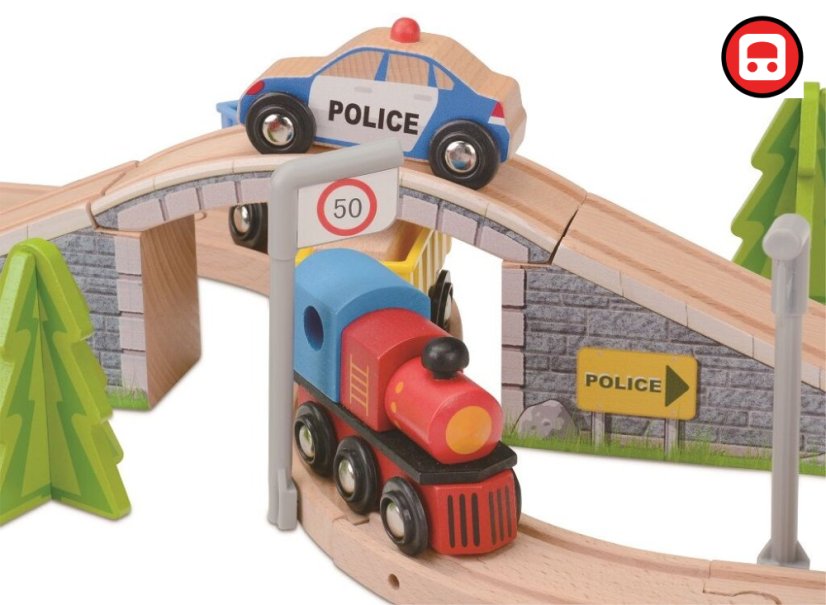 2Kids Toys Vláčkodráha 80 dílů