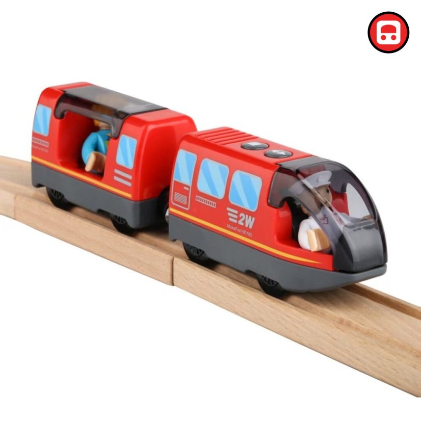 2Kids Toys Elektrický městský vlak červený