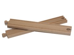 Dřevěná kolejnice rovná 25 cm