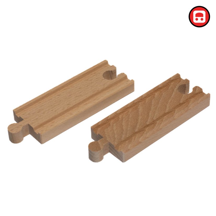 Dřevěná kolejnice rovná 11 cm