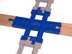 Raillo Křižovatka dřevěná dráha/Duplo koleje