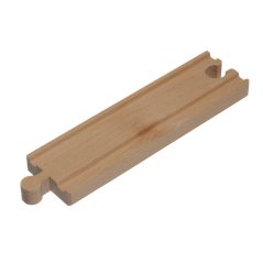 Dřevěná kolejnice rovná 16 cm