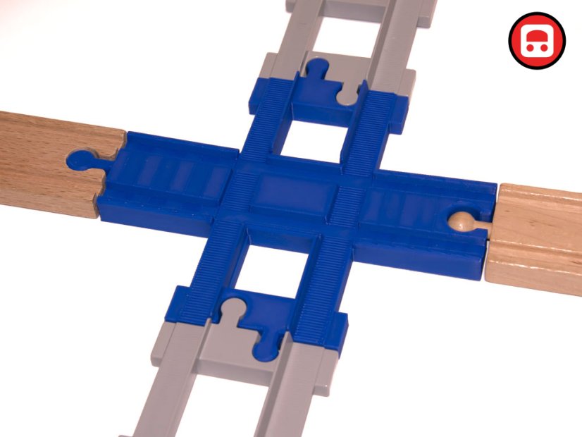 Adaptér Křižovatka dřevěná dráha/Duplo koleje