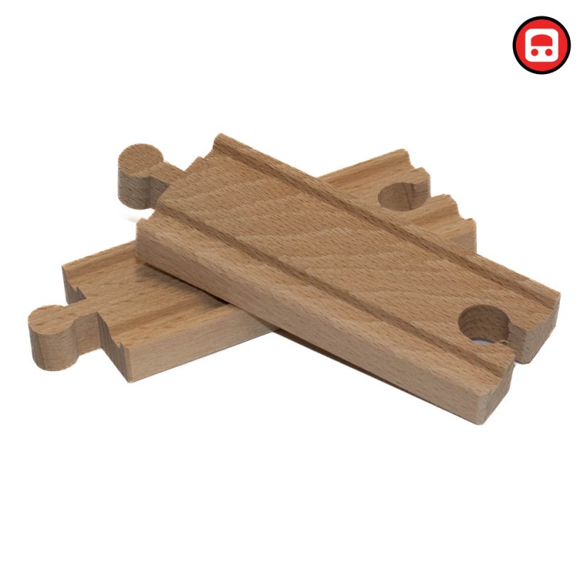 Dřevěná kolejnice rovná 11 cm