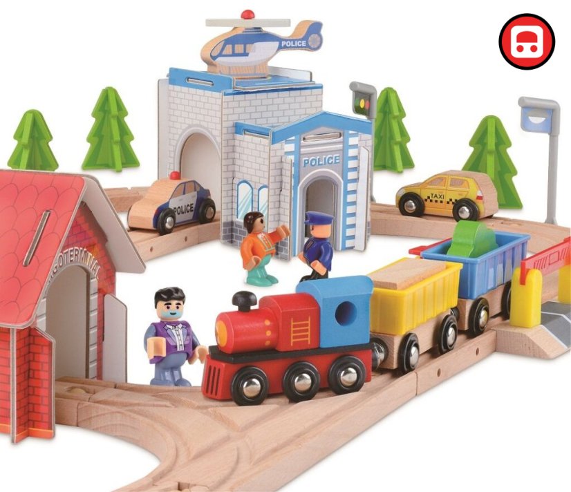 2Kids Toys Vláčkodráha 80 dílů