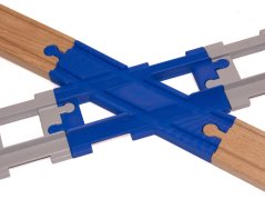 Adaptér Křižovatka X45 dřevěná dráha/Duplo koleje