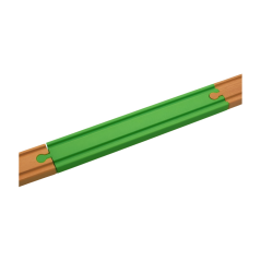3D Rovná kolejnice - 25 cm