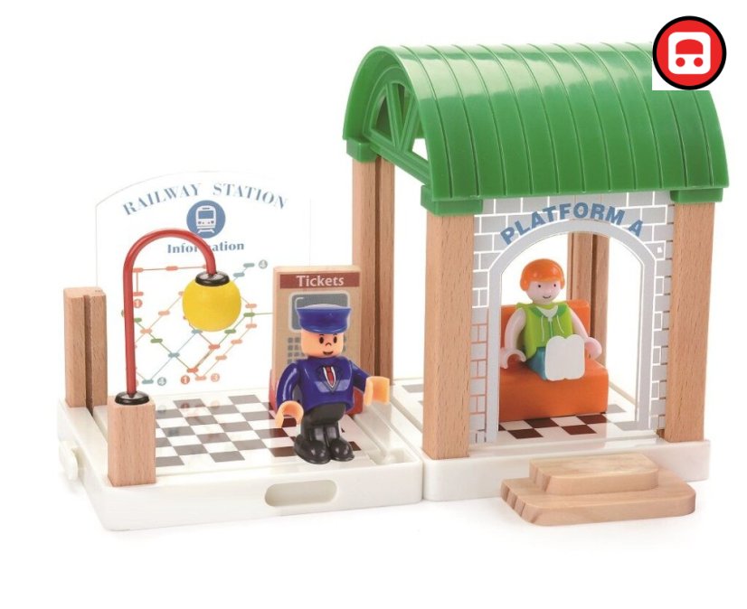 2Kids Toys Vláčkodráha Město a Vesnice 200 dílů